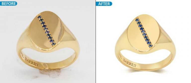 Jewelry Ring Retouching service